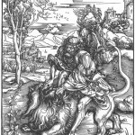 Samson_Killing_the_Lion_Albrecht_Dürer